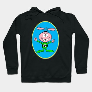 Retro Cartoon Alien - Quisp Hoodie